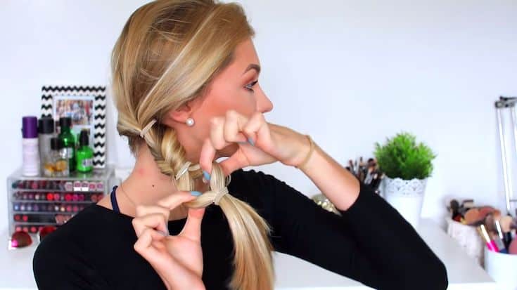 A-faux-fishtail-braid​-for-the-summer-todaywedate.com-7