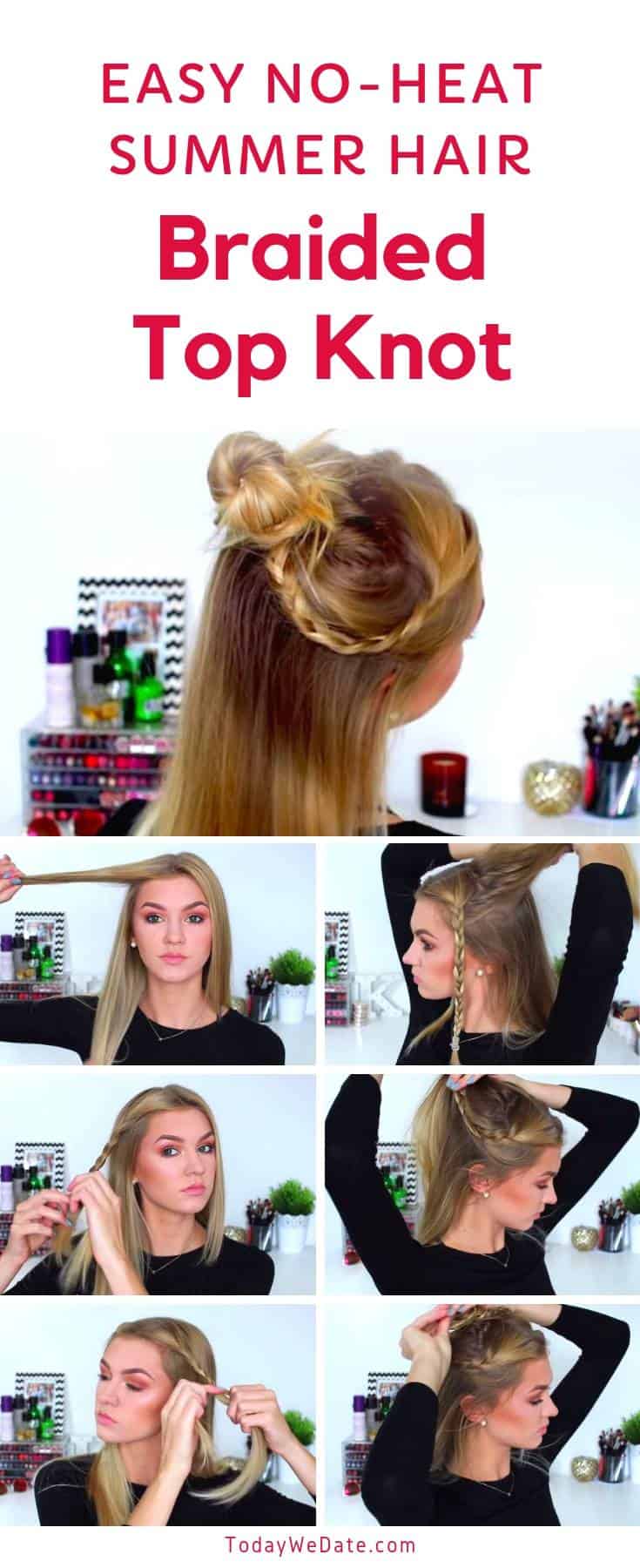 No-heat-easy-summer-hairstyles-todaywedate.com-4 No-heat-easy-summer-hairstyles-todaywedate.com-4