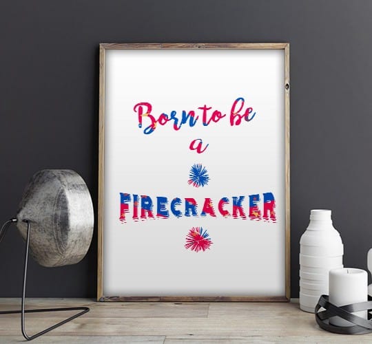 born to be a firecracker-4th of july wall art-00002
