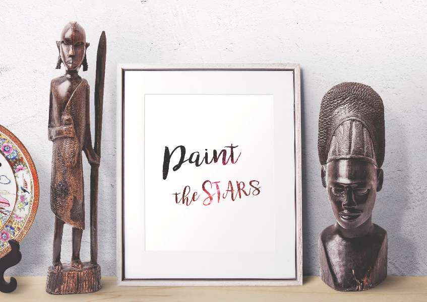 paint the stars wall art- for dorm room-kitchen-living room-bedroom-7